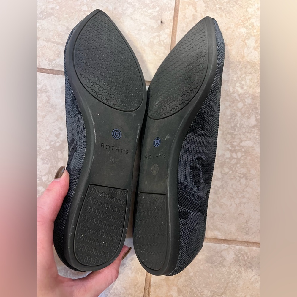 Rothy’s size 8 Flats - only worn twice, purchased new. Smoke free home. - Picture 5 of 5